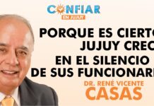 Porque es cierto. JUJUY CRECE: EN EL SILENCIO DE SUS FUNCIONARIOS.